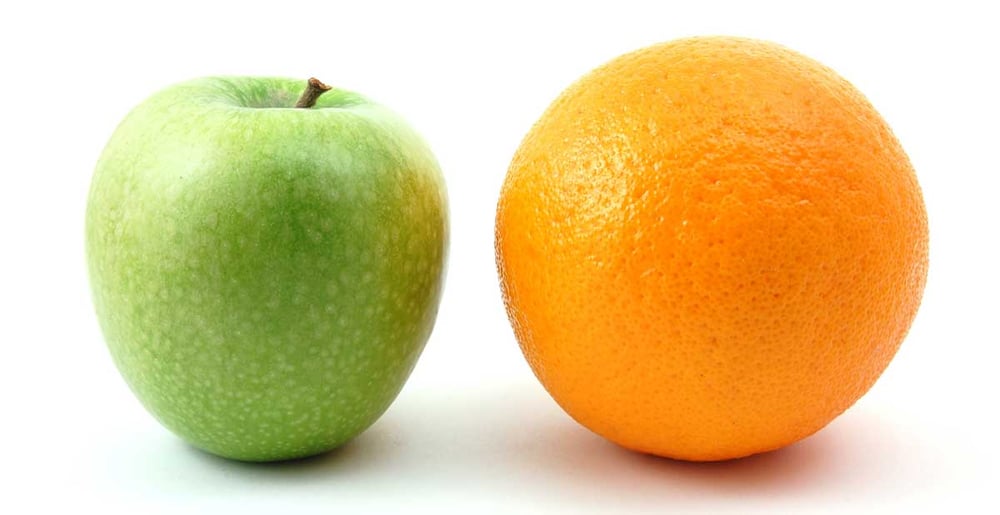 Analytics AdWords Apples vs Oranages