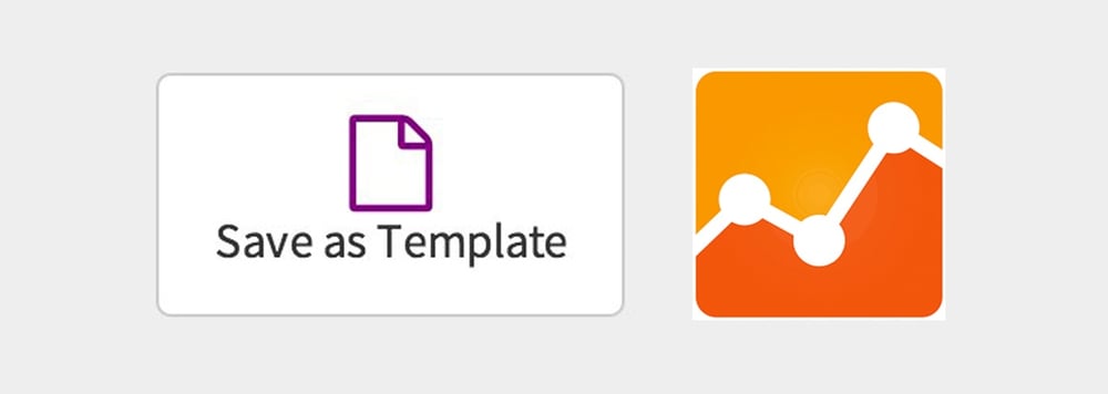 Image for saving google analytics report as a template