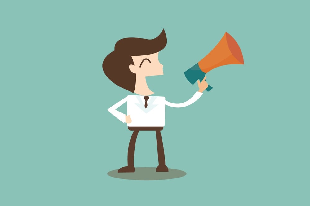 Cartoon Image of PR professional