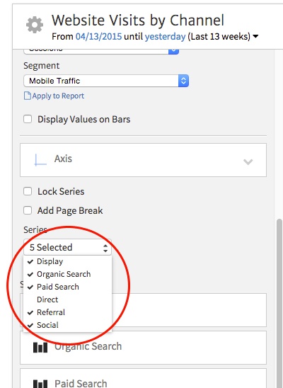 Megalytic Editing the Series in a Chart