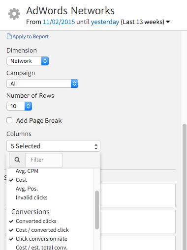 Choosing Conversion Metrics in Megalytic