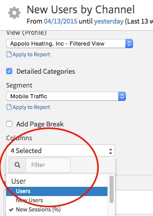 Megalytic Selecting Table Columns