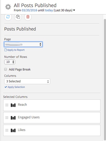 Customizing the Facebook Posts Widget