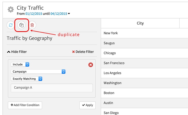 Megalytic - Duplicate a Widget