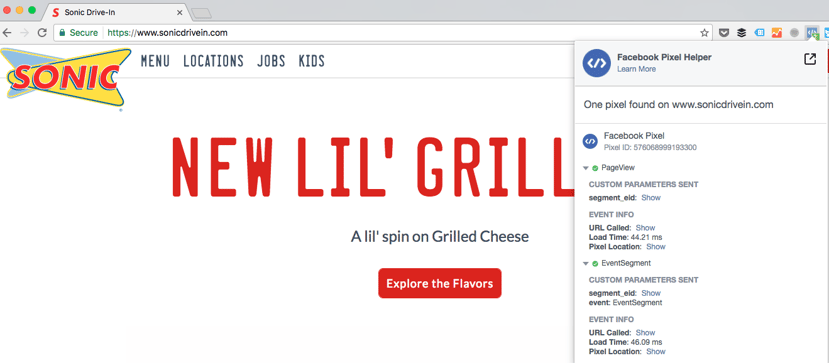 Facebook Pixel Helper Chrome Extension