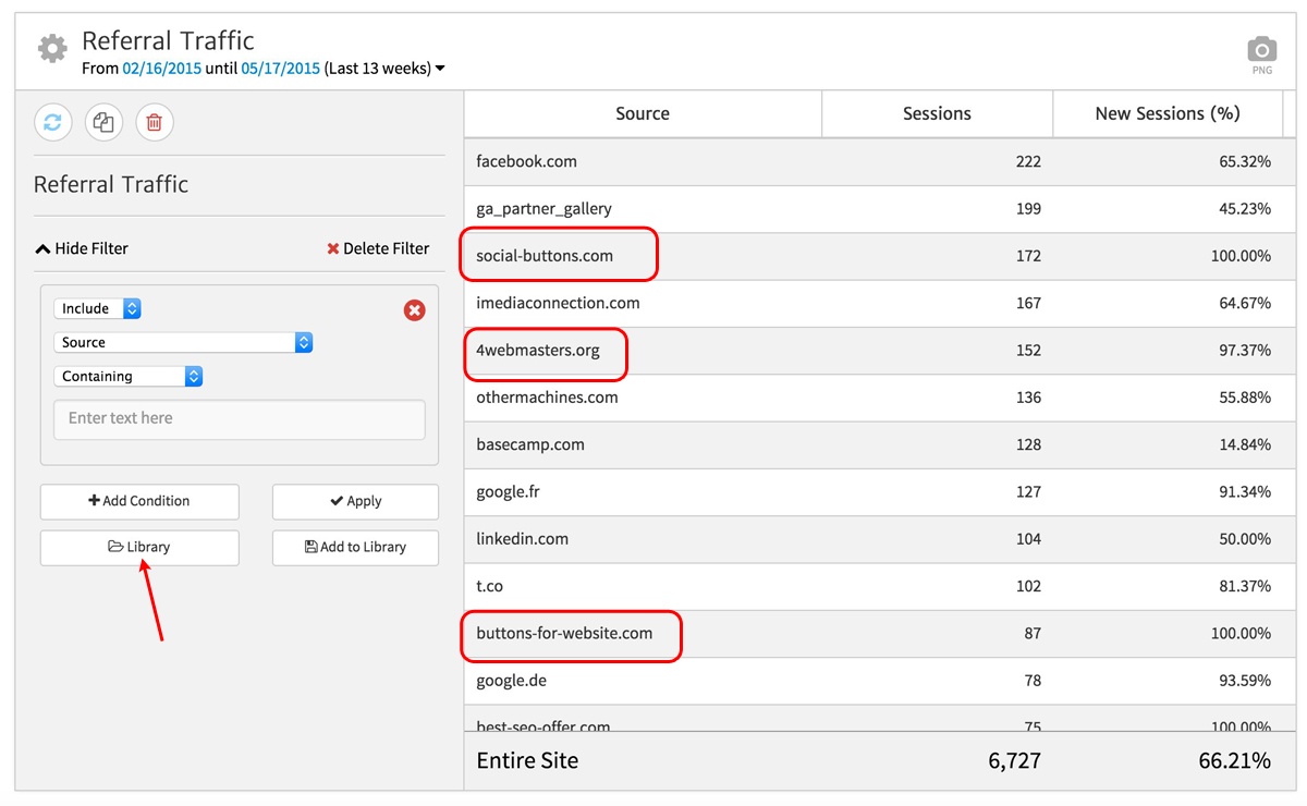 Opening the Megalytic Filter Library