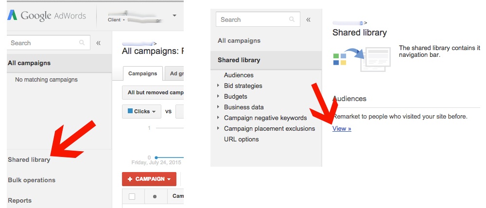 AdWords Shared Library