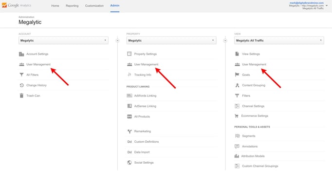 Managing Users in Google Analytics