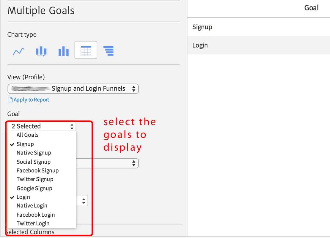 multiple-goals-selection